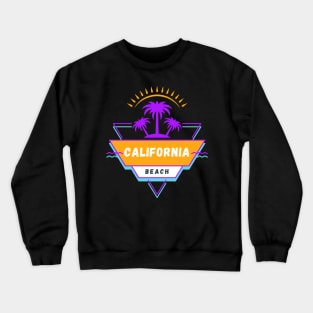 California beach Vibes 80's 90's Crewneck Sweatshirt